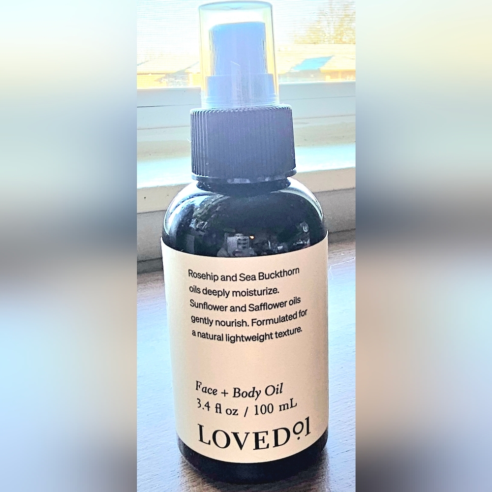 New LOVED 01 Face + Body Oil Moisturizer By John Legend Skincare